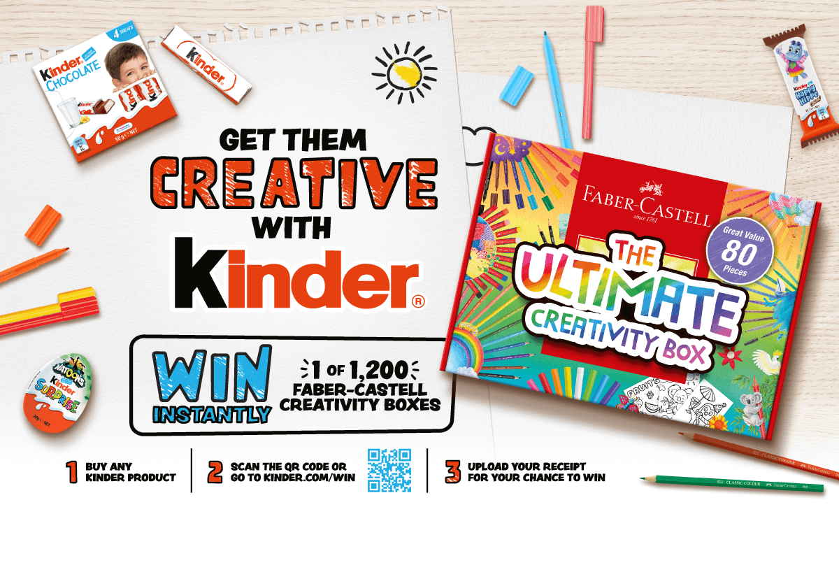 get creative with Kinder