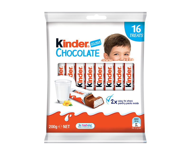 milk chocolate bar kinder chocolate pack t16