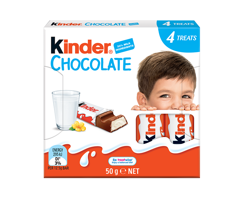 milk chocolate bar kinder chocolate pack