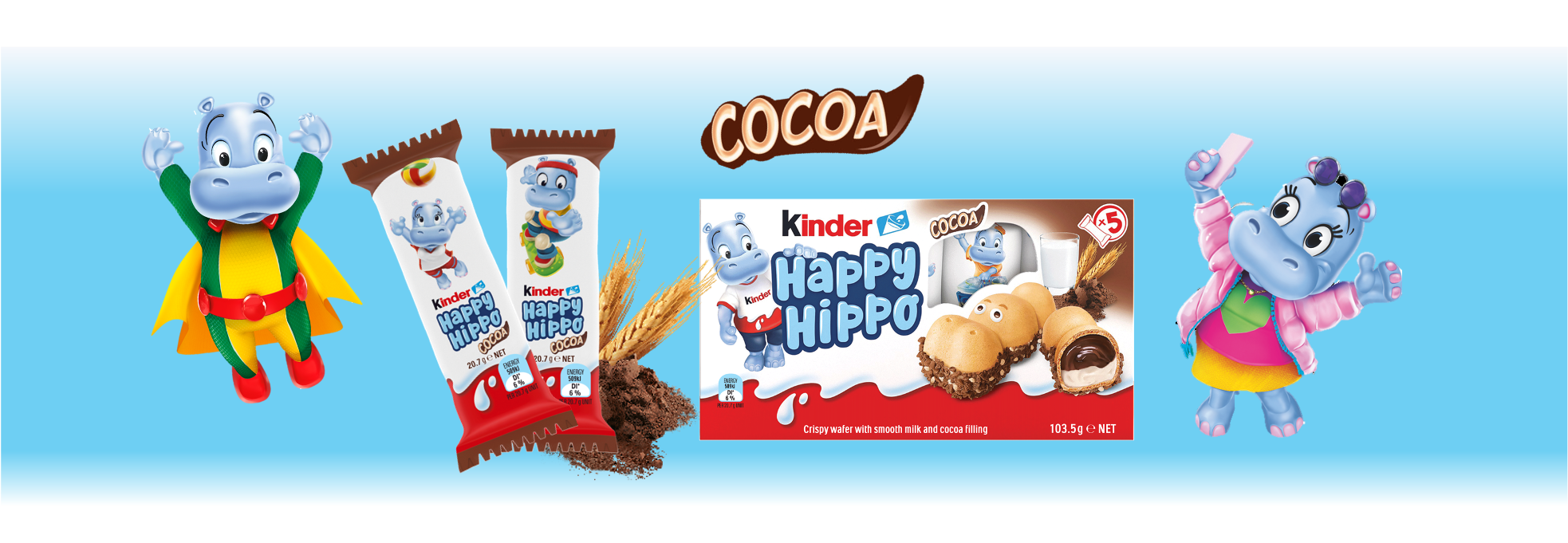 Happy Hippo - Kinder Australia and New Zealand