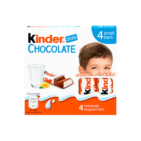 Kinder Chocolate 4 Pieces