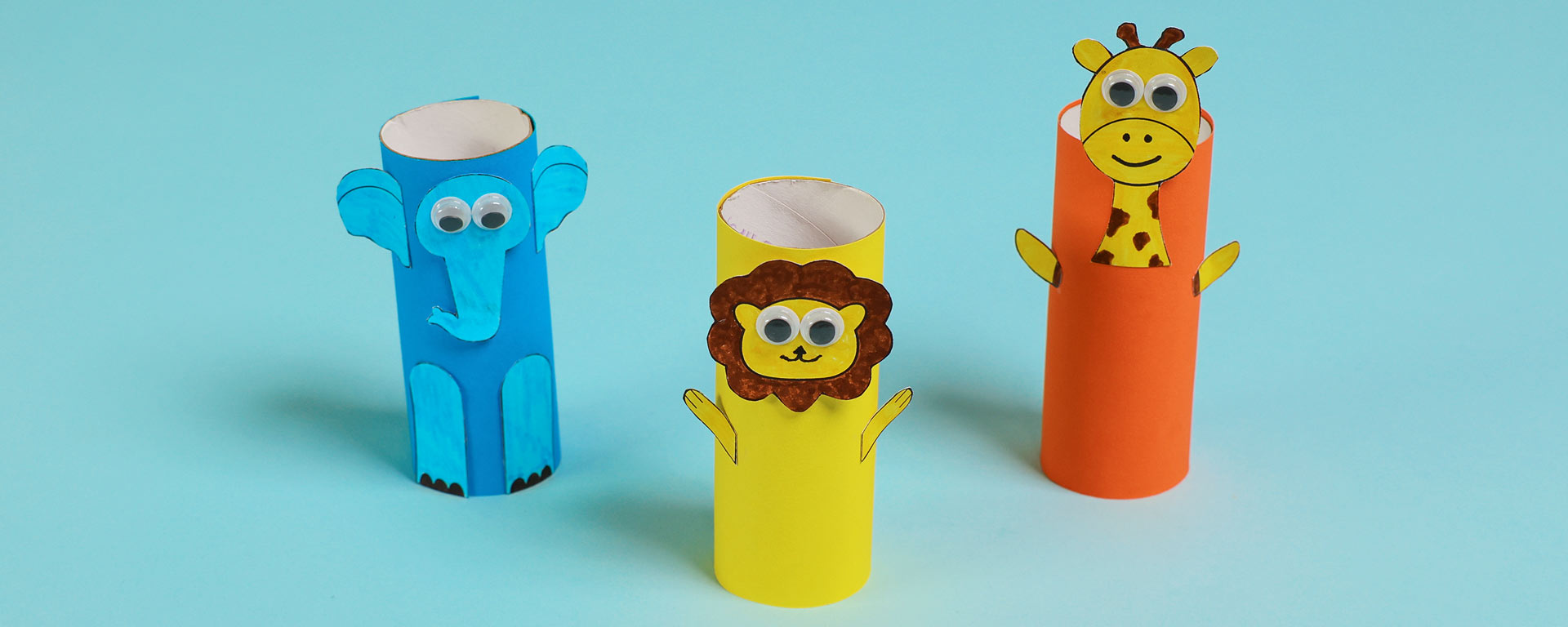 Paper Roll Safari Animals