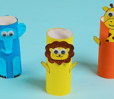 Paper Roll Safari Animals