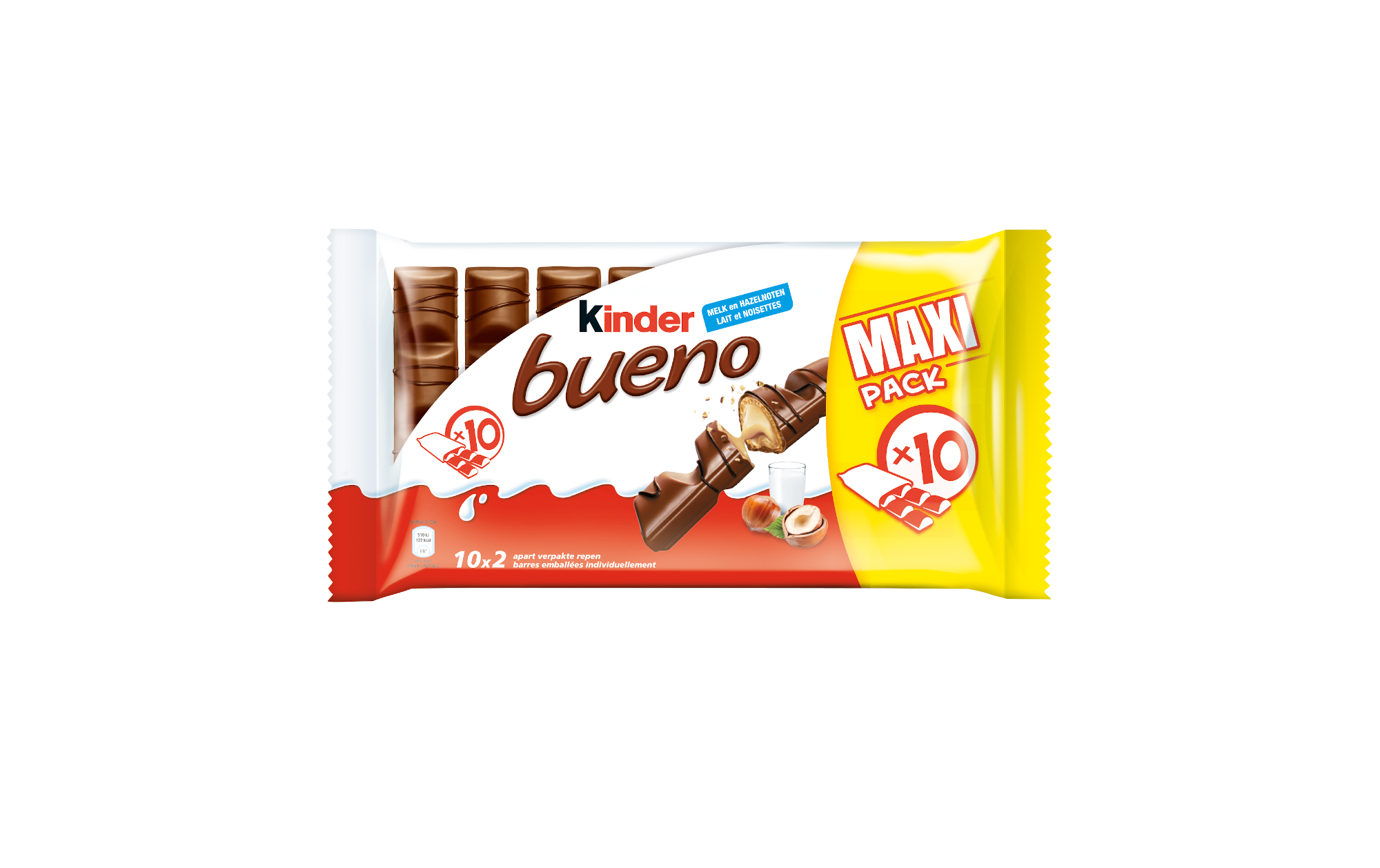 snack chocolate bar kinder bueno t10