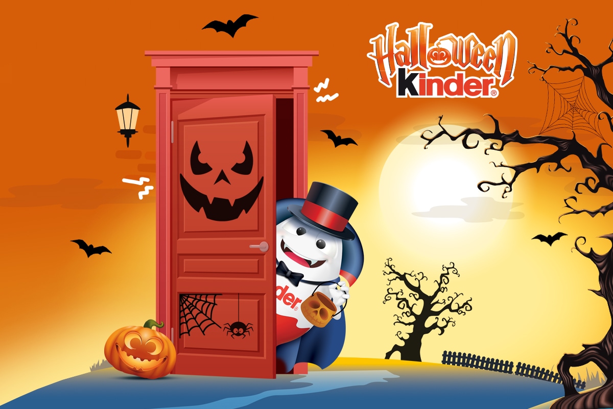 Kinder Scary door