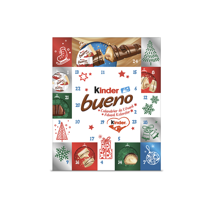 Calendrier Kinder Bueno 167g Calendrier Kinder Bueno 167g
