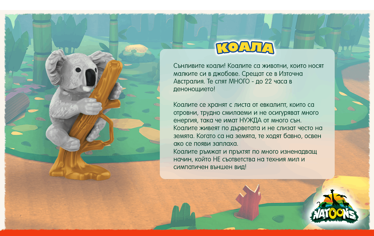 NATOONS HABITAT - Koala Facts NATOONS HABITAT - Koala Facts
