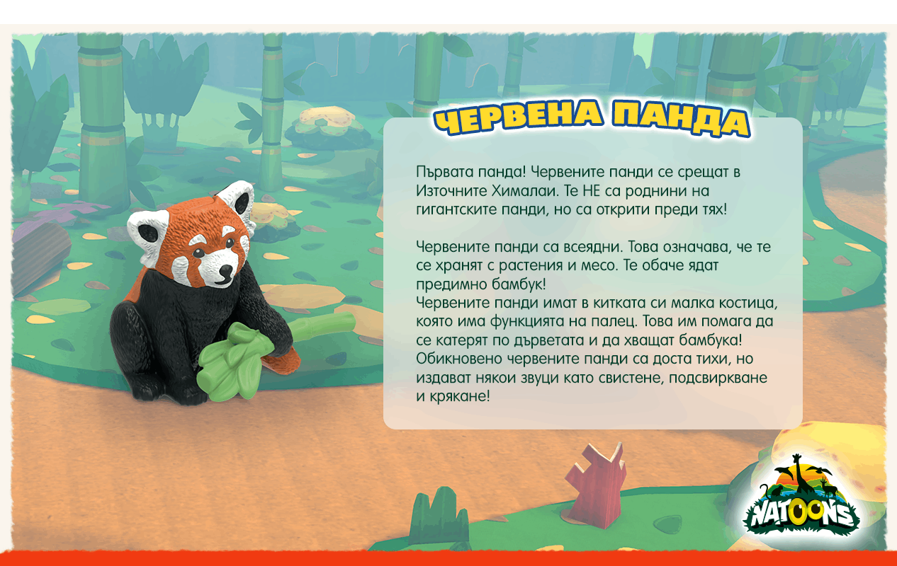 NATOONS HABITAT - Red Panda Facts