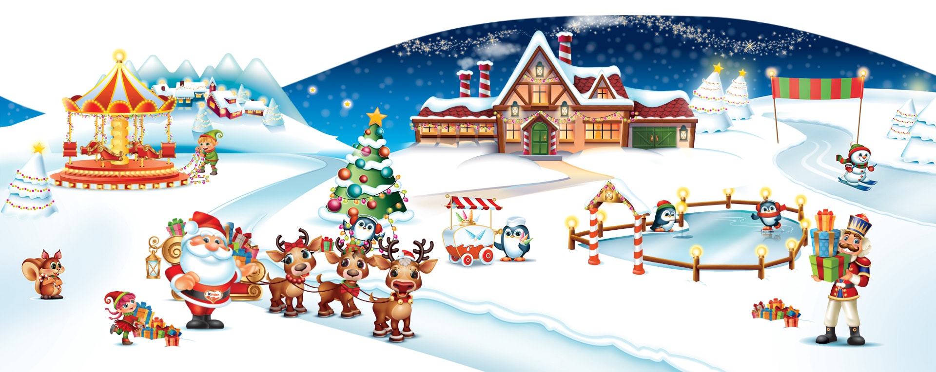 Kinder Christmas Magic banner