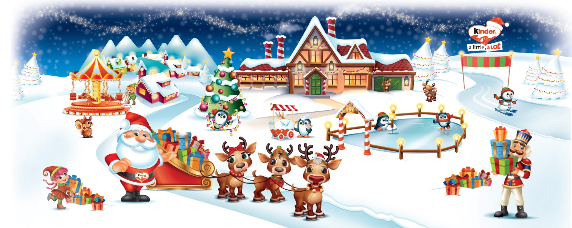 Kinder Xmas Digital Catalogue Banner