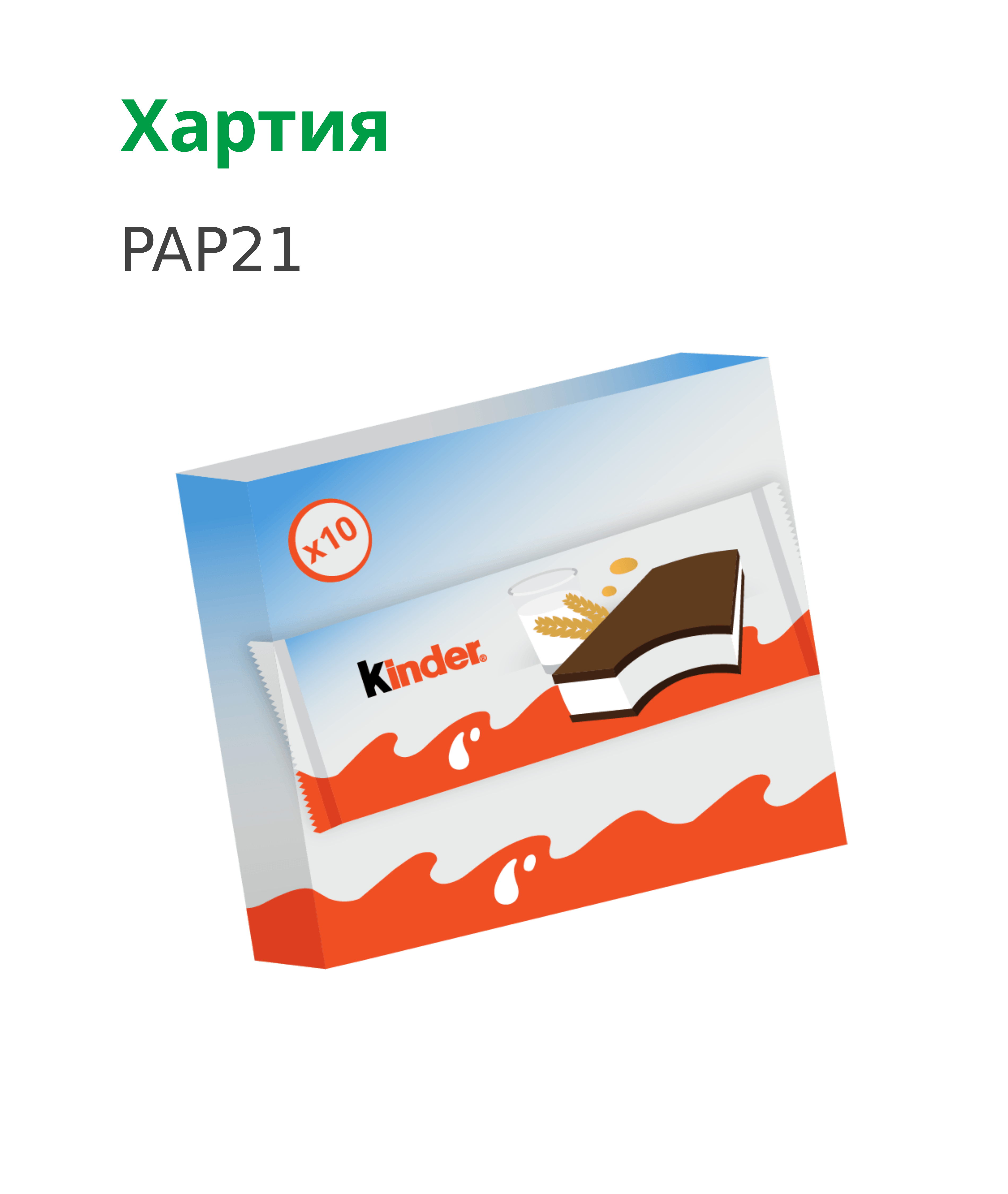 Kinder Milch-Schnitte Sustainability card 2 Kinder Milch-Schnitte Sustainability card 2
