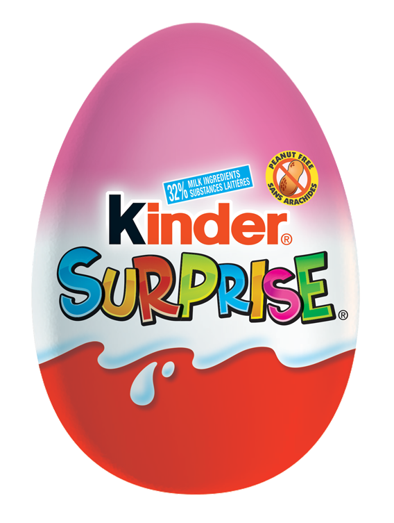 chocolate egg kinder surprise 20g pink