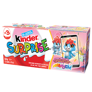 chocolate egg kinder surprise 20g pink