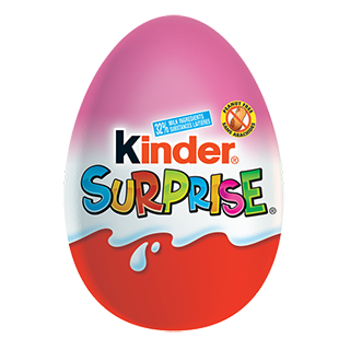 chocolate egg kinder surprise 20g pink
