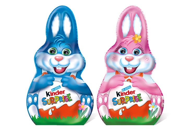 Kinder Surprise - Hollow Bunny, 75g Pink & Classic
