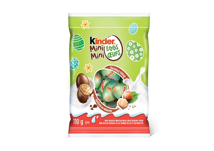 Kinder Mini Eggs Bag, 110g hazel