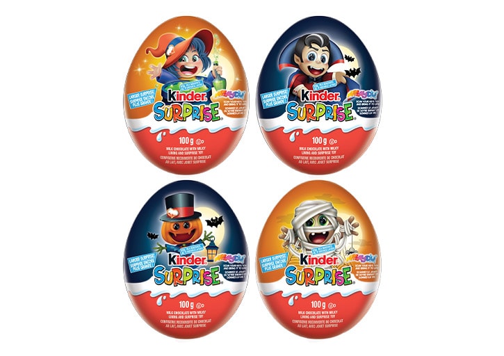 Kinder Surprise Seasonal Halloween Eggs, 100g
