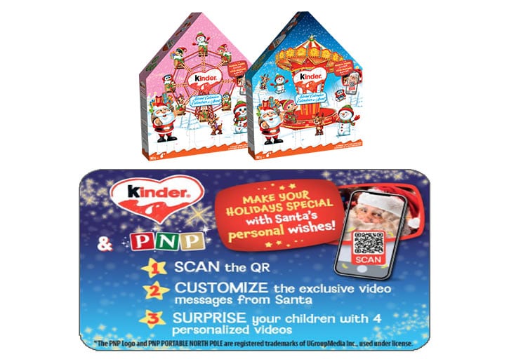 Kinder Christmas 2024 Advent Calendar 182g