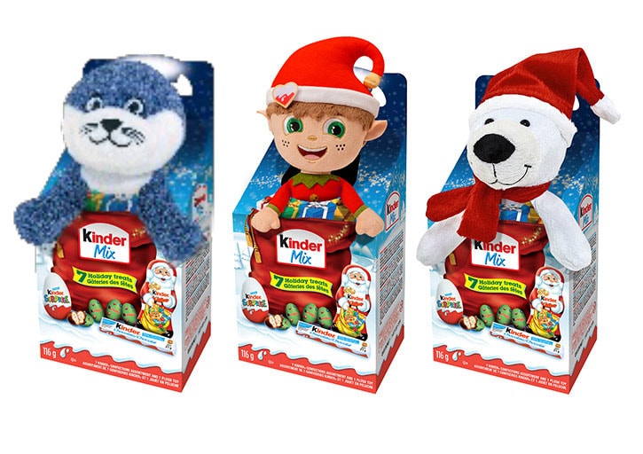kinder Seasonal Plushies Christmas 2024