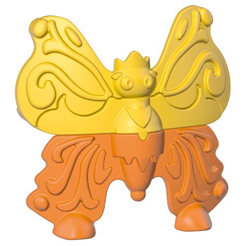 Butterfly crayon 1