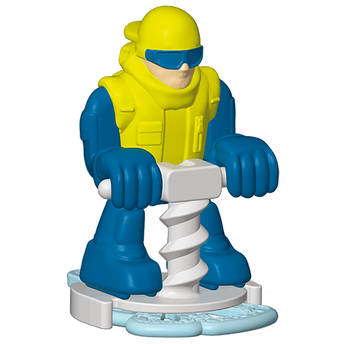 Ice drill launcher 1