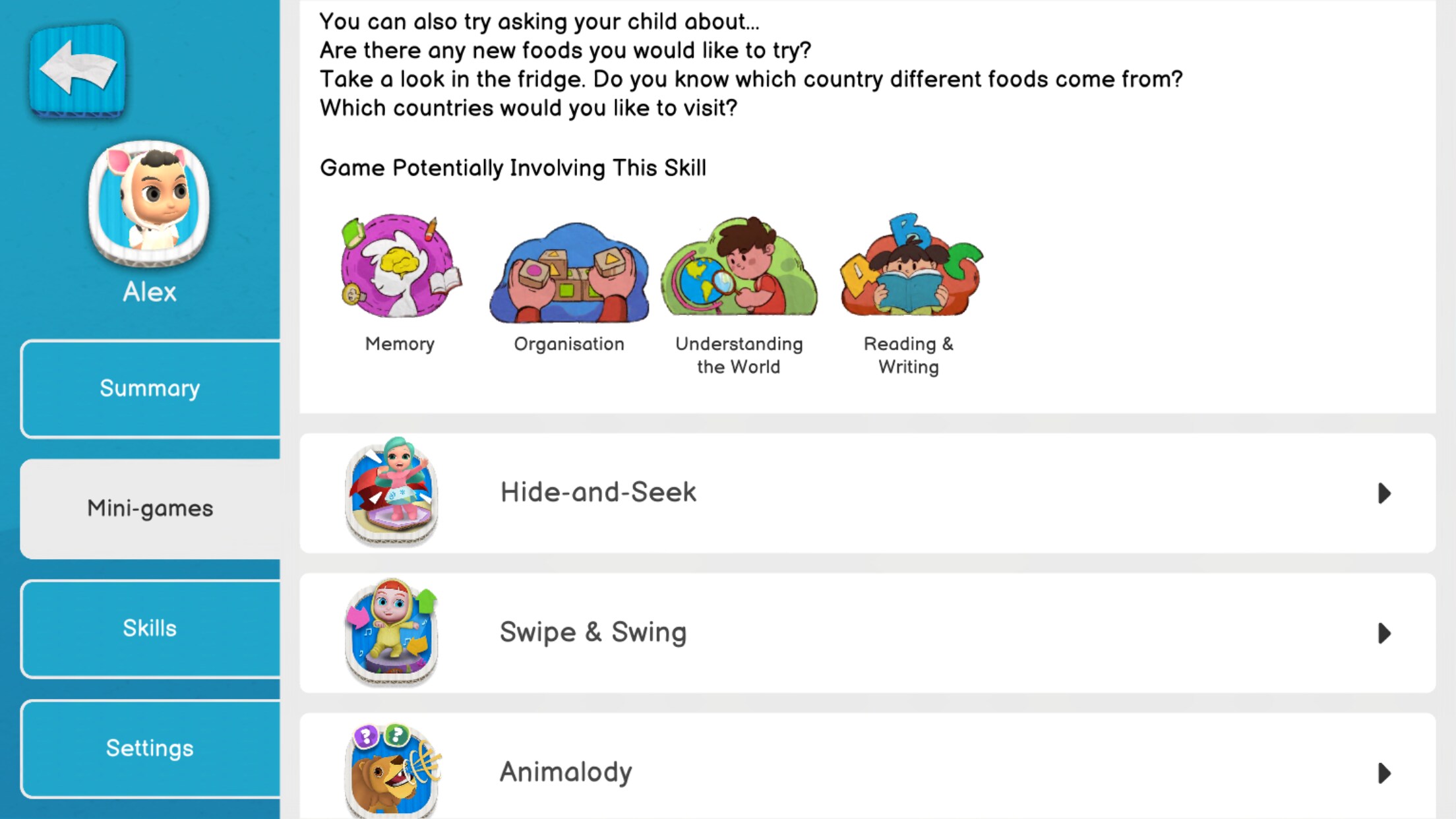 Applaydu parental controls 3