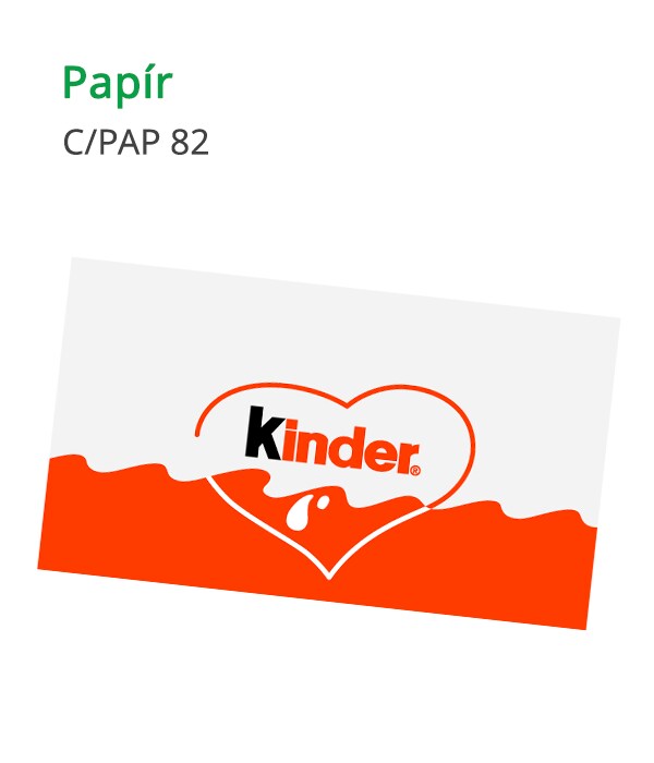Kinder Chocolate packaging - 2 CZ
