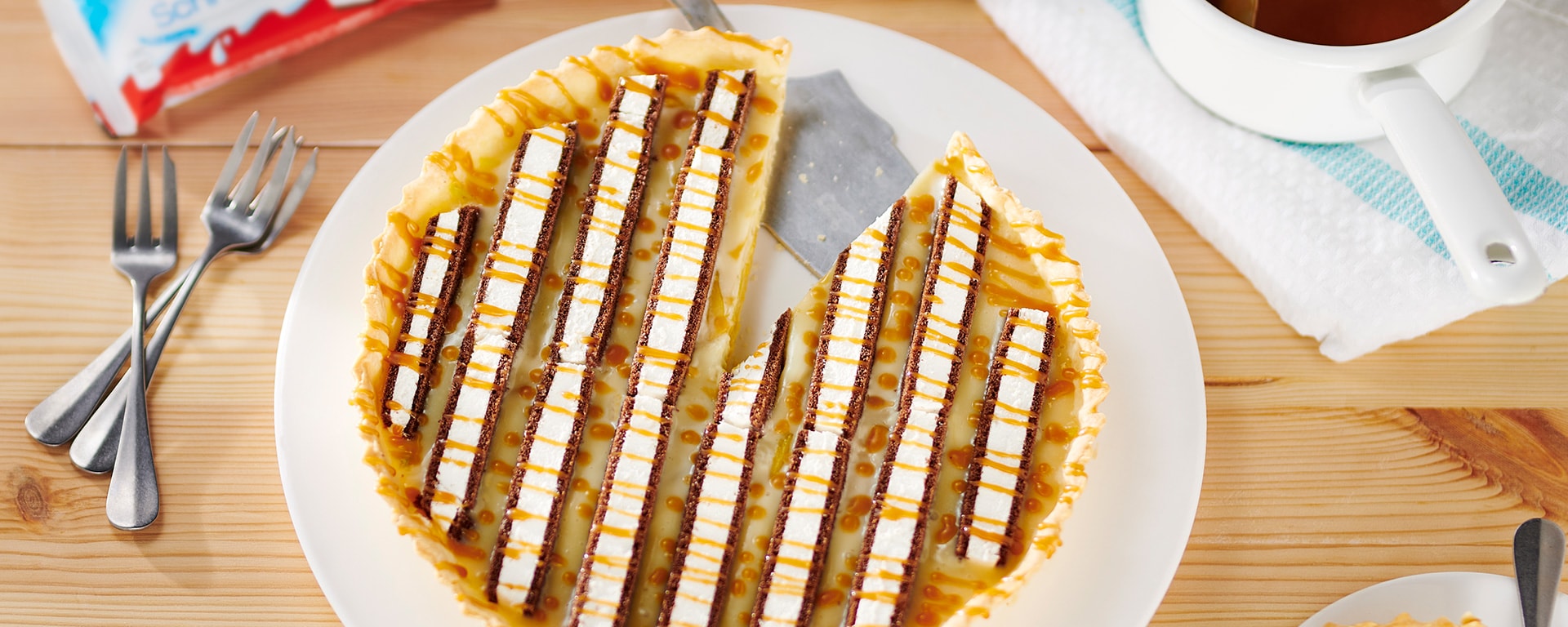 Dort se vzorem zebry z Kinder Mléčných řezů