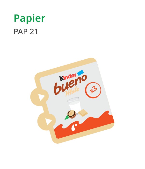 Sustainability - Bueno white 3pack SK