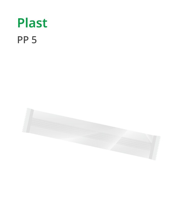 Sustainability - Bueno white individual transparent