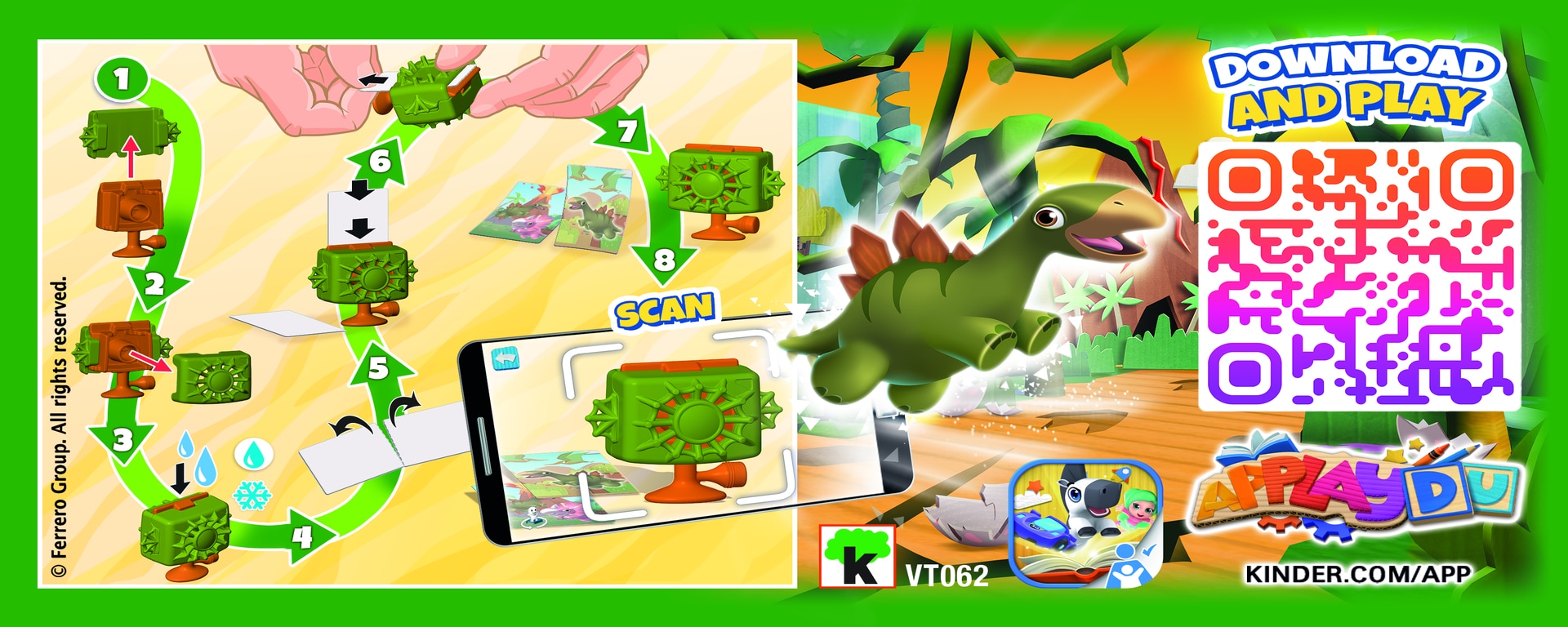 Dinosauří fotoaparát na principu vody