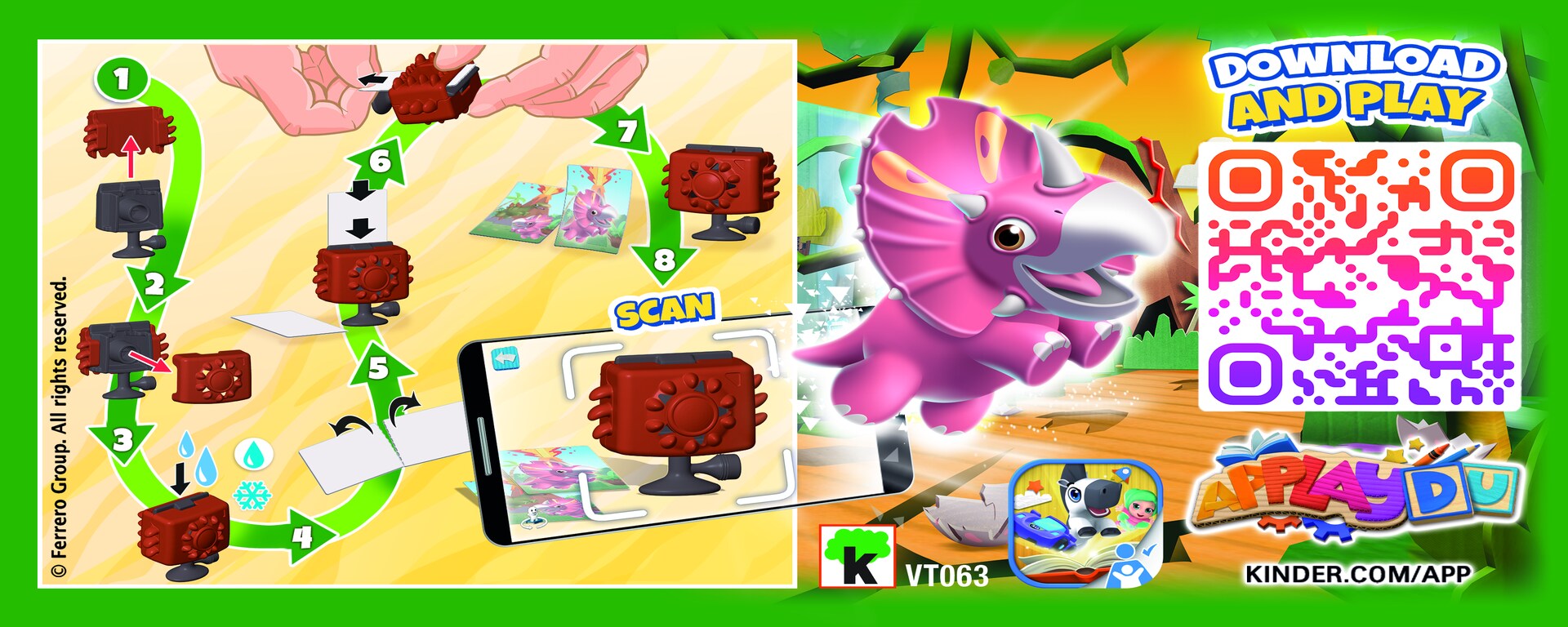 Dinosauří fotoaparát na principu vody