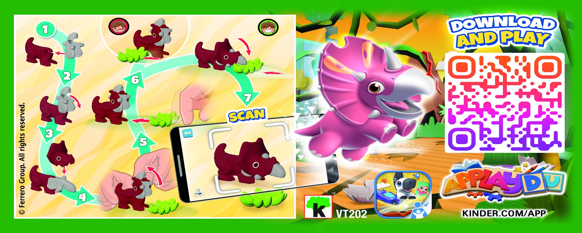 Krmení dinosaura