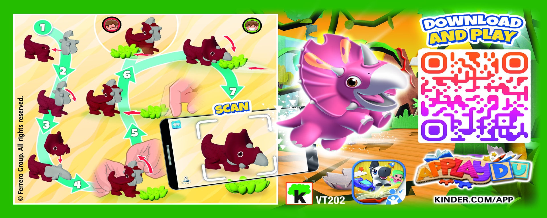 Krmení dinosaura