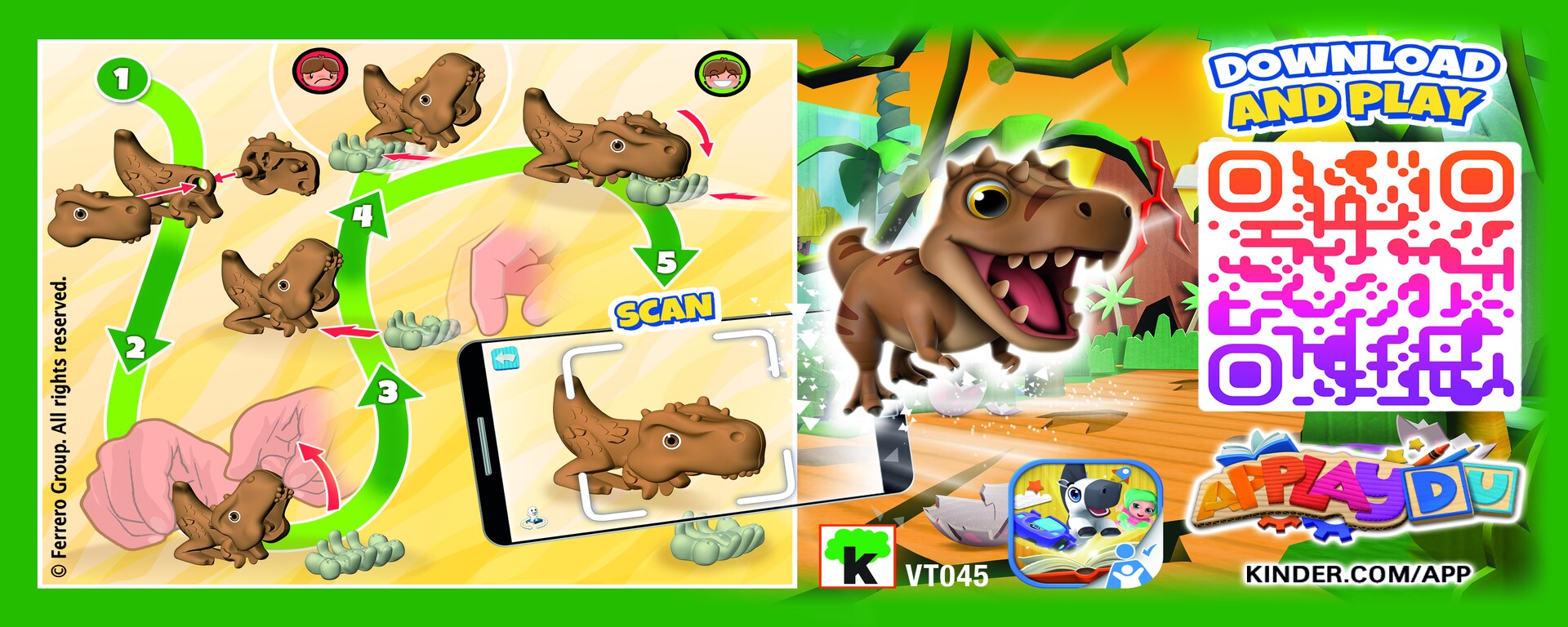 Krmení dinosaura