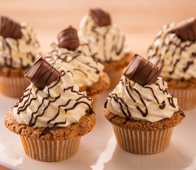 Cupcaky s Kinder Bueno