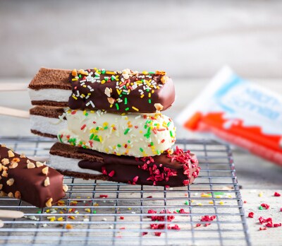 Zmrzlinové kreace s Kinder Mléčným řezem