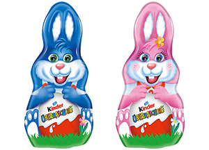 kinder Osterhase mit Überraschung Classic & Rosa kinder Osterhase mit Überraschung Classic & Rosa