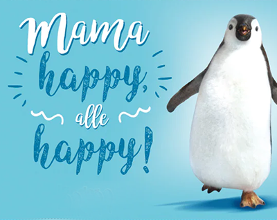 Grußkarte Mama happy