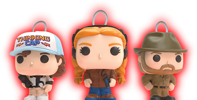 Stranger Things Figuren normale Welt