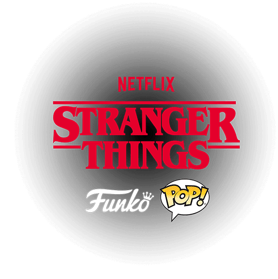 Stranger Things und Funko Logo