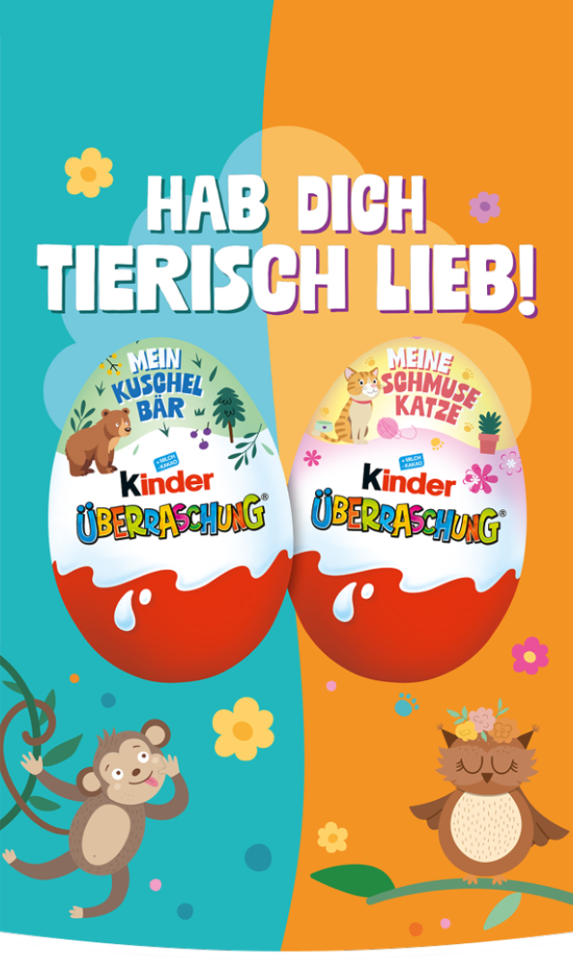 Kinder Überraschung Hero - HABE DICH TIERISCH LIEB!