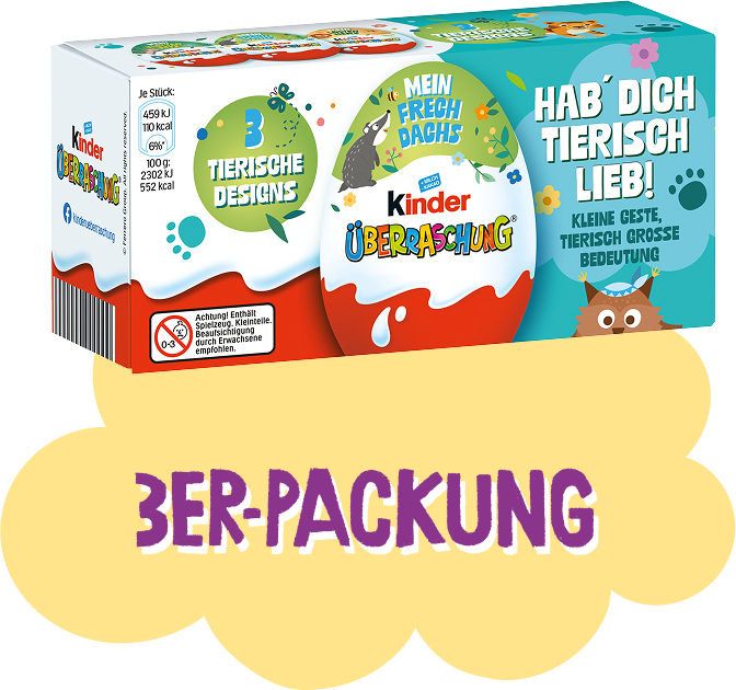 Kinder Überraschung 3er-Pack Klassik