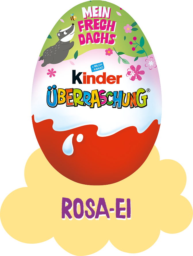 Kinder Überraschung Rosa-Ei