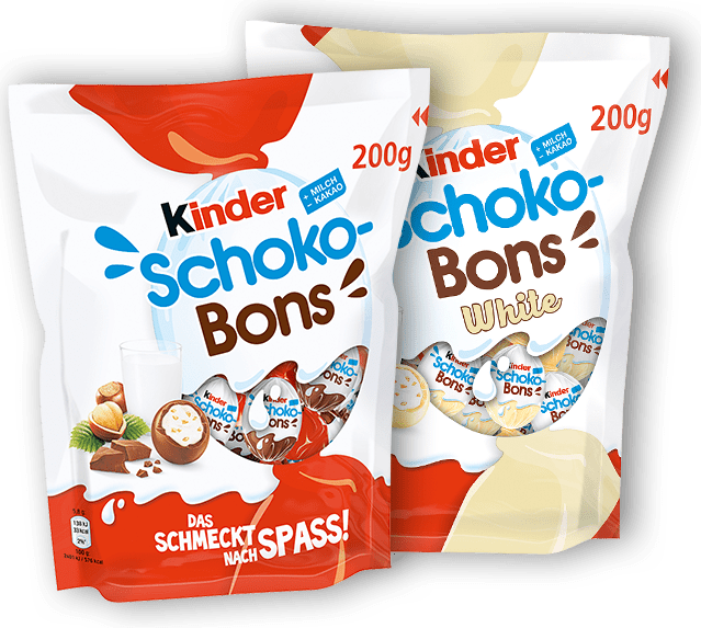 kinder Schoko-Bons 200g und kinder Schoko-Bons 200g White
