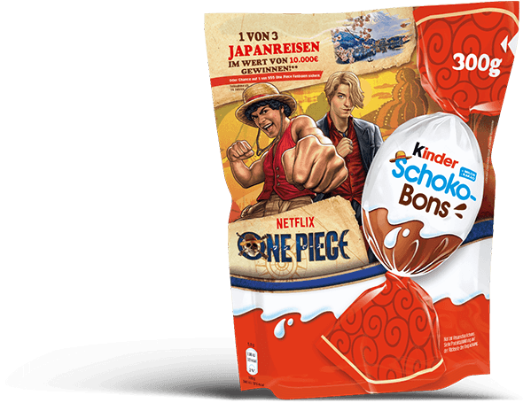 kinder Schoko-Bons 300g Ruffy und Sanji
