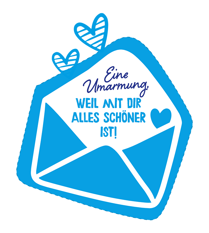 digitale Umarmungen mit Milch-Schnitte