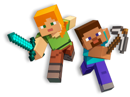 Steve und Alex Minecraft