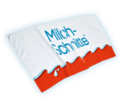 Milch-Schnitte Badehandtuch