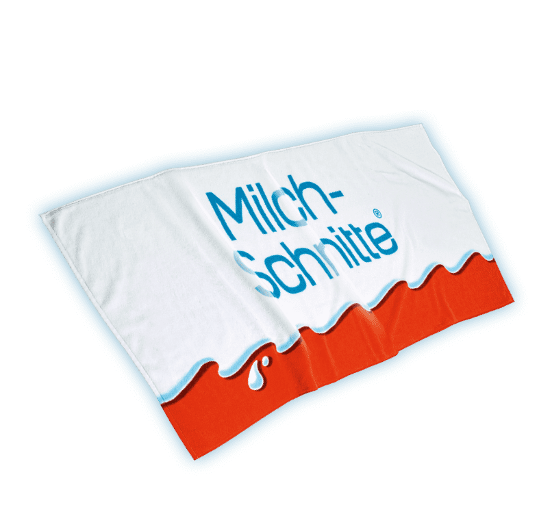 Milch-Schnitte Badehandtuch